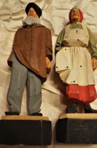 Two Woodcarvings by Ghislaine Fortin